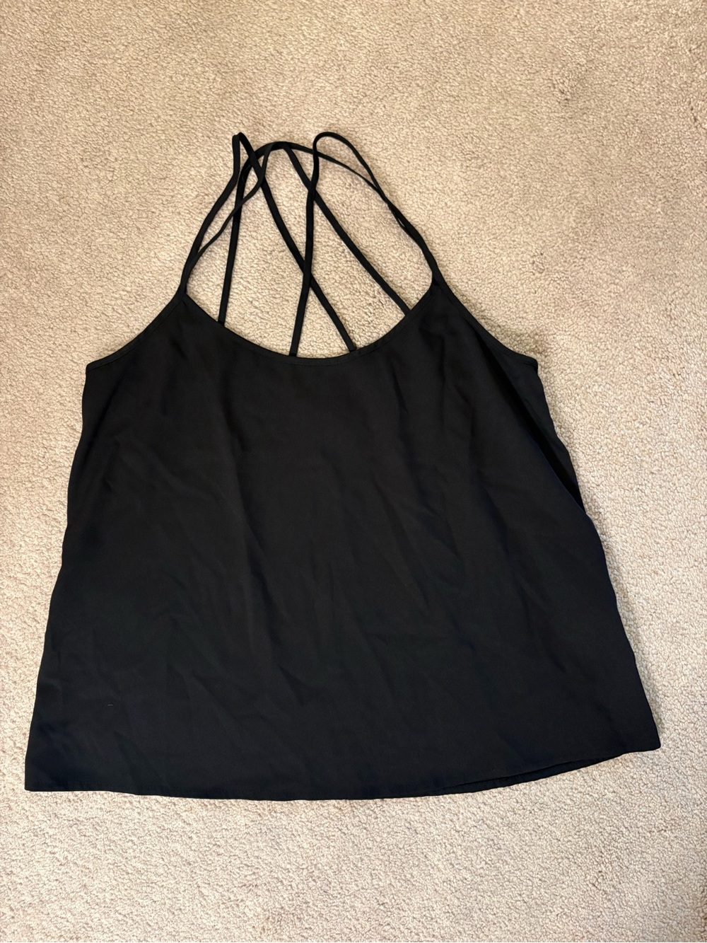 Women’s Abercrombie & Fitch strappy black tank size S